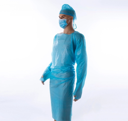Abito eliminabile blu di CBE, abiti di plastica di isolamento per il Livello 3 di uso medico