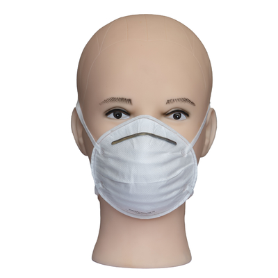 Colore bianco materiale non tessuto protettivo eliminabile antipolvere della maschera di protezione