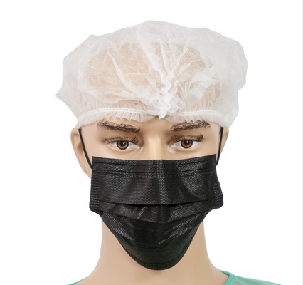I cappucci Bouffant medici eliminabili da 12 GSM con le doppia bande elastica 21&quot; 24&quot; dimensione