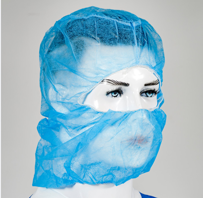 Cappuccio non tessuto eliminabile protettivo, Hood Cap chirurgico 12GSM