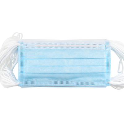 Maschera di protezione protettiva eliminabile adulta medica 3 pieghe respirabili con i cicli dell'orecchio